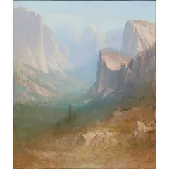 William Franklin Jackson, Mountain Landscape, oil on canvas, (approximate dimensions - size: 32-Â¼ x 27-Â¼ inches)