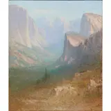 William Franklin Jackson, Mountain Landscape, oil on canvas, (approximate dimensions - size: 32-Â¼ x 27-Â¼ inches)