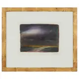 David Bierk, "Alberta Storm, Study, Summer,", 1987, oil on paper, (approximate dimensions -
