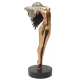 Tom Bennett, Sun Dancer, 1985, bronze on marble base, (approximate dimensions - overall: 27 H x 10 W x 9 D inches)