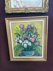 Still Life (Flower Vase) by Marion Holden Pope, oil on canvas, (approximate dimensions - canvas:, offered May 2025