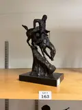 Untitled by Frederic Remington, bronze, mountain man., offered May 2025