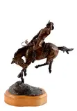 Feeling His Oats by Bruce Contway, bronze, offered Jun 2019