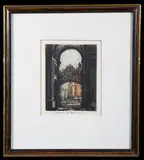 Untitled by Arched Gateway, etching by robert kasimir, offered Apr 2019