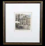 Untitled by Vienna City Street, etching, offered Apr 2019