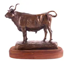 Untitled by On Big Dry Creek, bronze by bob scriver, offered Apr 2019