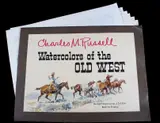 Untitled by Charlie M. Russell, watercolor reproduction, offered Apr 2019