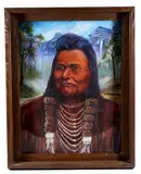 Untitled by Chief Joseph, oil on canvas, offered Apr 2019