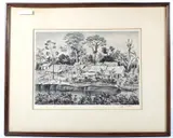 Untitled by Southeast Indian Village, lithograph by adolf dehn, offered Nov 2018