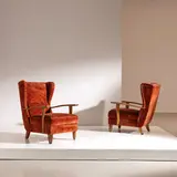 A Pair Of Armchairs By G. Ponti, Senza titolo