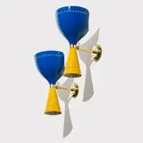 A Pair Of Italian Wall Lamps, Senza titolo