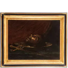 Testa di San Giovanni by Giovanni Stefano Danedi, oil on canvas, offered Feb 2024