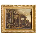 Francesco Maglioli, Capriccio, oil on canvas