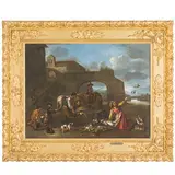 Michelangelo Cerquozzi, Scena di genere, oil on canvas