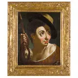 Egidio Dall'Oglio, Cacciatore, oil on canvas