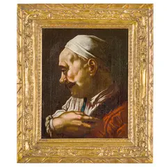 Profilo di turco baffuto by Egidio Dall'Oglio, oil on canvas, offered Feb 2024