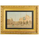 Venezia, 1881 ; 1959 / Venezia, Piazza San Marco / Firmato E Benvenuti in basso a destra, titolo e data aprile 9 1912 sul retro by Eugenio Benvenuti, watercolour on paper, offered Feb 2024