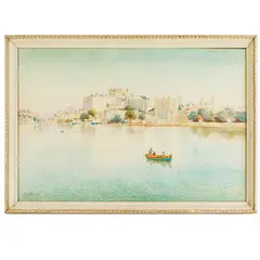Henry B. Wimbush, Londra, 1858 ; Taunton, 1943 / Città orientale / Firmato H B Wimbush in basso a sinistra, watercolour on paper
