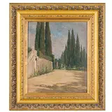 Guglielmo Baldassini, Genova, 1885 ; Valparaiso, 1952 / Villa Gavotti, Albissola / Firmato G Baldassini in basso a destra, oil on cardboard