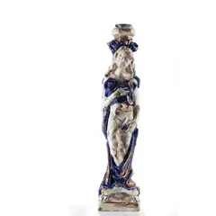Leoncillo Leonardi, Spoleto 1915 - Roma 1968 / Cariatide, 1945 ca., Ceramica smaltata