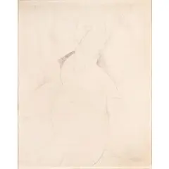 Livorno 1884 - Parigi 1920 / La Marseillaise, 1913-14 by Amedeo Modigliani, pencil on paper, offered Dec 2023