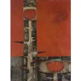 Roberto Crippa, Milano 1921 - Bresso 1972 / Senza titolo, 1957, acrylic on canvas
