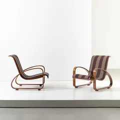 Senza titolo by A Pair Of Armchairs By Porino, offered Dec 2023