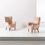 A Pair Of Armchairs By G. Ponti, Senza titolo