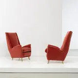 A Pair Of Armchairs By G. Ponti, Senza titolo