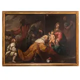 Giuseppe Nuvolone, Adorazione dei Magi, oil on canvas