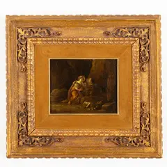 David Teniers, Maddalena penitente / Firmato Teniers sulla roccia in basso a destra, oil on canvas