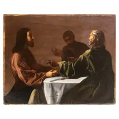 Leonard Bramer, Cena in Emmaus, oil on canvas