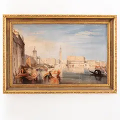Maurice Leloir, Parigi, 1853 ; 1940 / Veduta di Venezia / Firmato Maurice Leroir in basso a destra, mixed media on cardboard