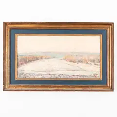 Eso Peluzzi, Cairo Montenotte, 1894 ; Monchiero, 1985 / Brina sul Tanaro / Firmato E Peluzzi in basso a destra, oil on canvas