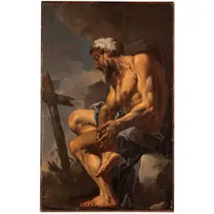 San Gerolamo by Paolo Pagani, oil on panel, offered Nov 2023