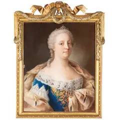 Ritratto di Maria Teresa d'Austria by Jean-Étienne Liotard, pastel on paper, offered Nov 2023