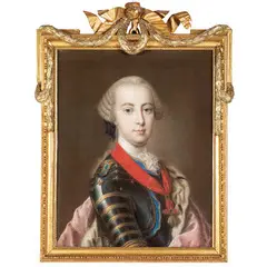 Ritratto di Louis Jean Marie de Bourbon(?) by Jean-Étienne Liotard, pastel on paper, offered Nov 2023