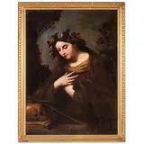 Andrea Vaccaro, Santa Rosalia / Monogrammato AV a lettere intrecciate