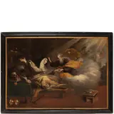Bartolomeo Guidobono, L'Apparizione di San Giuseppe a una monaca, oil on canvas