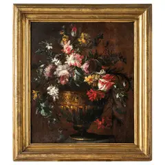 Elisabetta Marchioni, Natura morta di fiori, oil on canvas