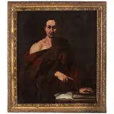 Luca Giordano, Filosofo Zenone / Firmato Jusepe de Ribera espanol F. 1653 (firma apocrifa) in basso a destra