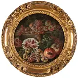 Bartolomeo Castelli Il Giovane, Coppia di nature morte, oil on copper