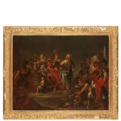 Francesco Monti, Scena storica (Agrippina con l'urna di Germanico?), oil on canvas