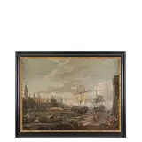 Abraham Storck, Capriccio veneziano con il Bacino di San Marco, oil on canvas