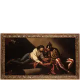 Giocatori di dadi by detto Pietro della Vecchia Pietro Muttoni, oil on canvas, offered Nov 2023