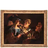 Scena allegorica by Joachim von Sandrart, oil on canvas, offered Nov 2023