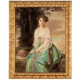 Tini Rupprecht, Monaco di Baviera, 1867 - Ginevra, 1956 / Ritratto femminile nel parco / Firmato Tini Rupprecht e datato 1913 in basso a sinistra, pastel on paper