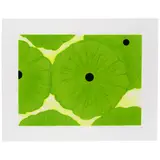 Donald Sultan, Six Greens, 2006, Screenprint in colors with flocking on Somerset paper