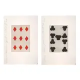 Donald Sultan, Two Plates, from Playing Cards (2 works), 1990, Two aquatints, one in colors, on Twinrocker handmade paper, each initialed in pencil