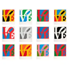 Robert Indiana, Book of Love (12 works), 1996